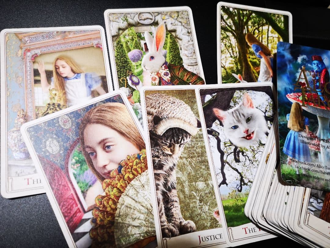 不思議の国のアリス 鏡の国のアリス タロットカード