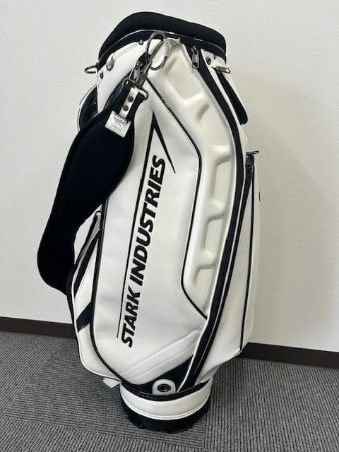 MARVEL STARK INDUSTRIES ホワイトキャディバッグ　9.5型