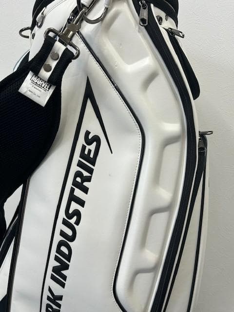 MARVEL STARK INDUSTRIES ホワイトキャディバッグ　9.5型