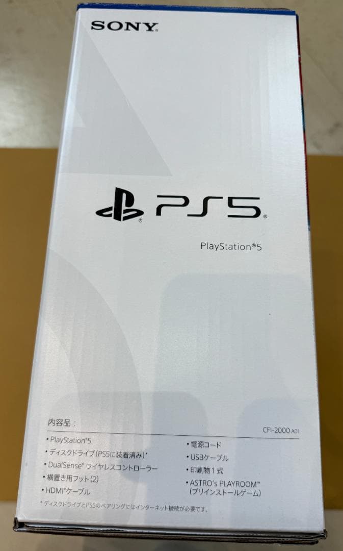 【新品未使用】PlayStation 5 CFI-2000A01 外箱破損有