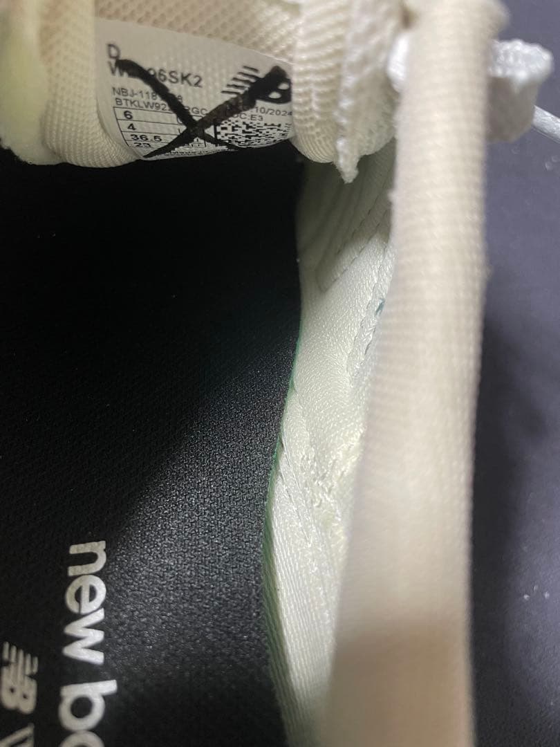 New Balance ニューバランス グレー/グリーン WL996SK2 D