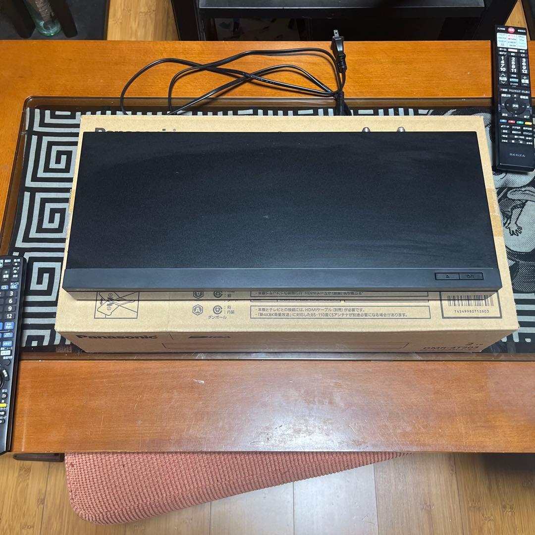 Panasonic DMR-4T203 ブルーレイレコーダー2025年製