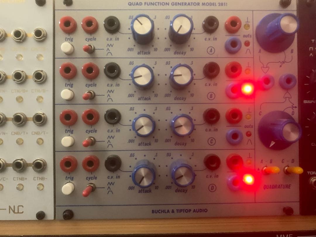 N*o様 Tiptop Audio&Buchla 281t Quad Funct