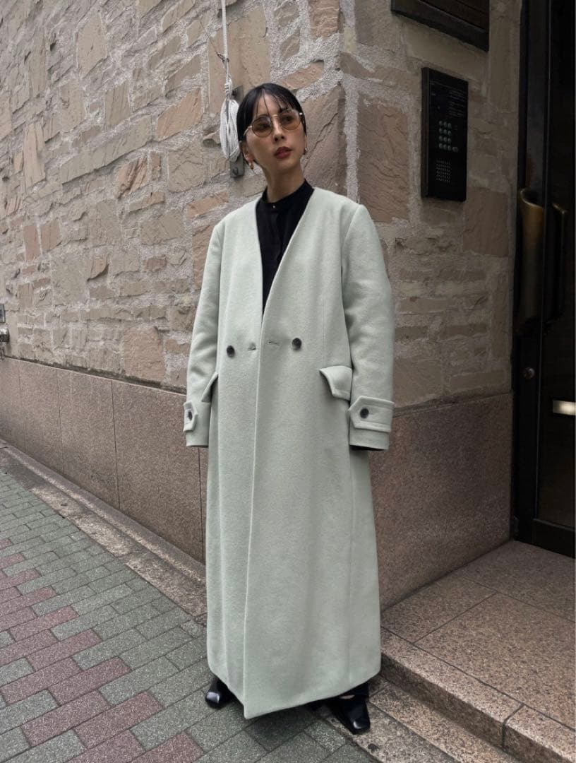 ブラック☆ビートル 様Ameri UND VEST SET WOOL COAT