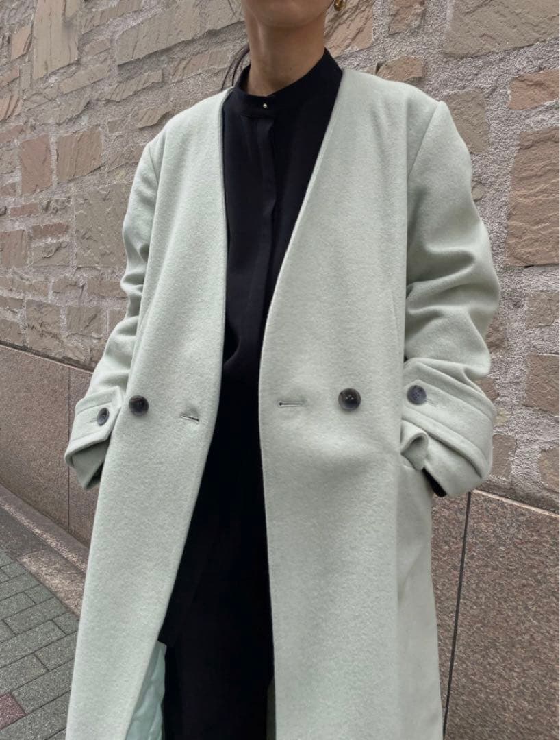 ブラック☆ビートル 様Ameri UND VEST SET WOOL COAT