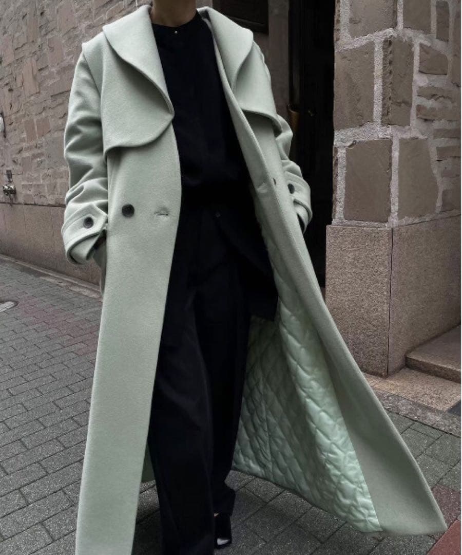 ブラック☆ビートル 様Ameri UND VEST SET WOOL COAT