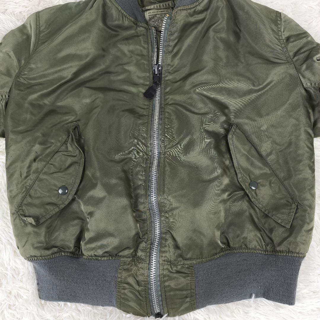 ✨希少✨ アルファインダストリーズ MA-1 フライトジャケット USA製 緑