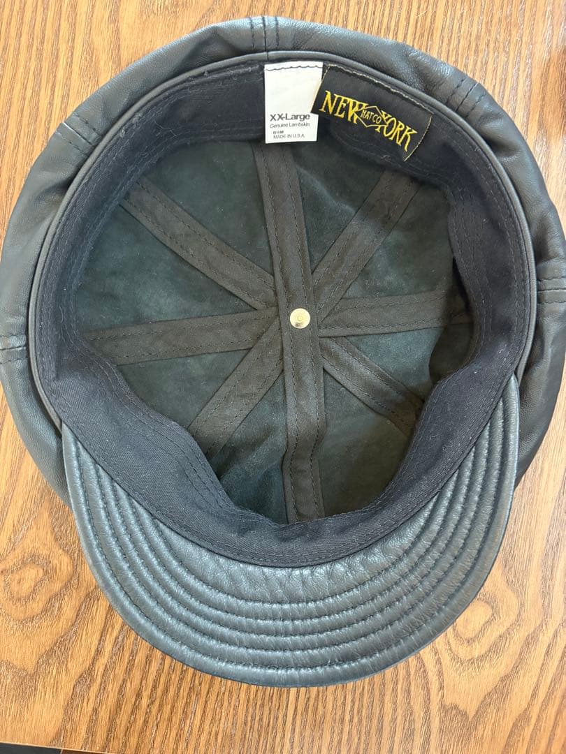 New York Hat キャスケットLAMBSKIN SPITFIRE