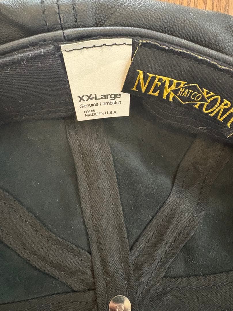 New York Hat キャスケットLAMBSKIN SPITFIRE