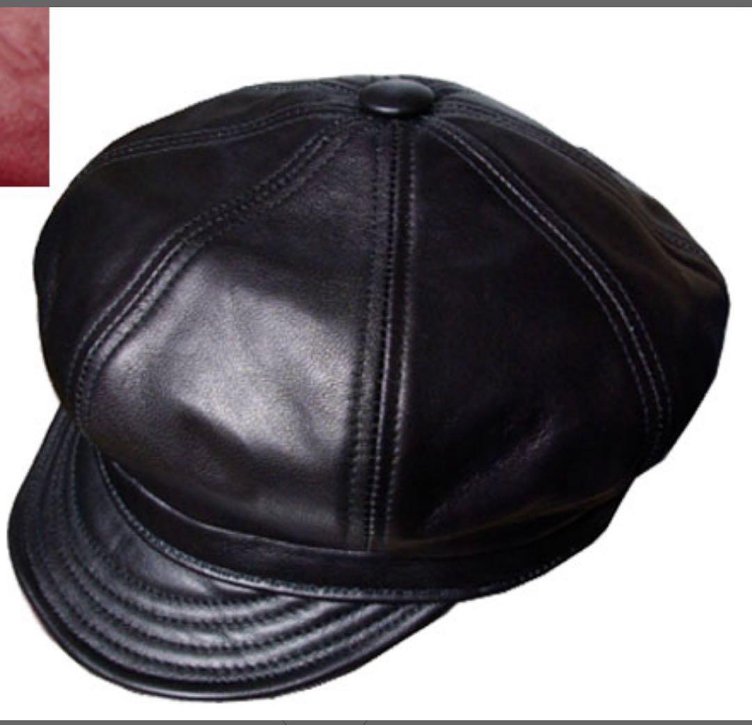 New York Hat キャスケットLAMBSKIN SPITFIRE