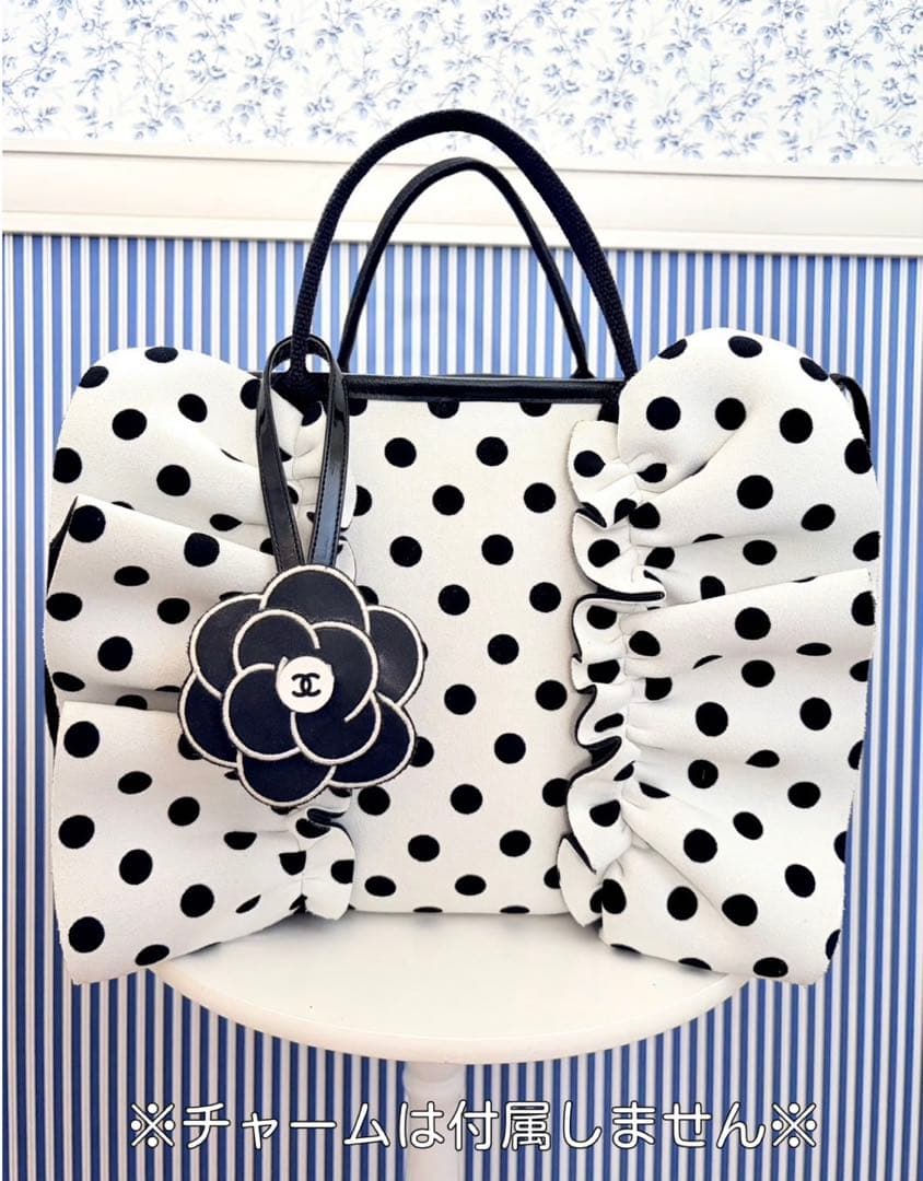 Rapture ラプチャー ネイプルズラッフルトート CBS ドット ホワイト