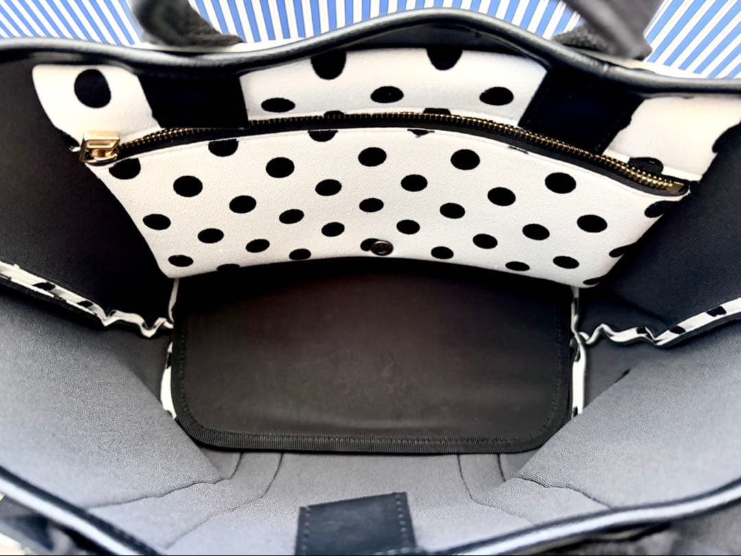 Rapture ラプチャー ネイプルズラッフルトート CBS ドット ホワイト