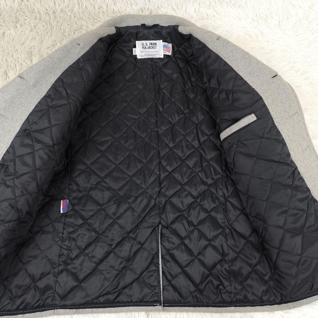 ✨美品✨ ショット U.S.740N ピーコート ダブル 灰色 USA製 40