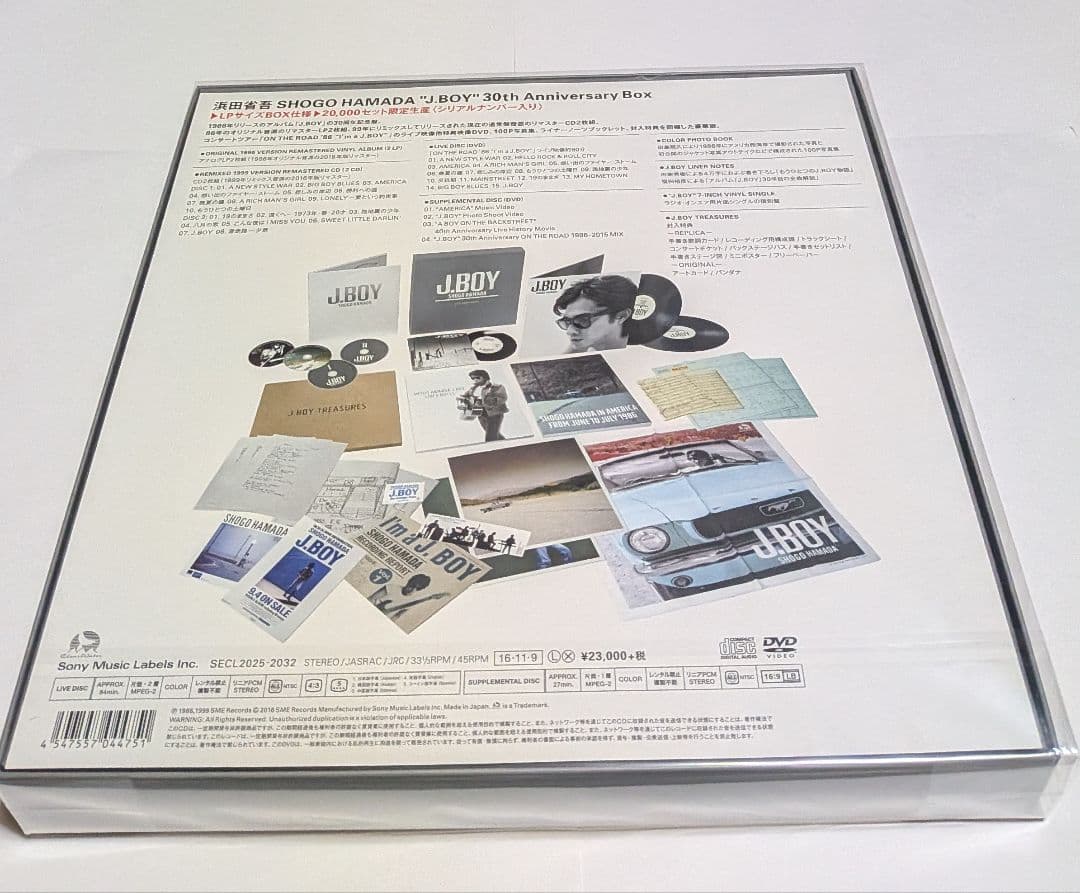 浜田省吾 J.Boy30th Anniversary CD DVD BOX レア