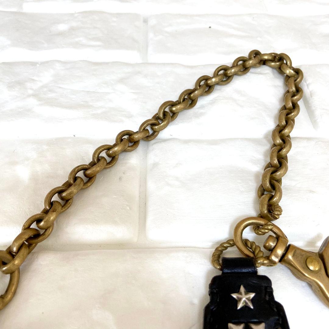 【希少】CALEE　キャリー　ウォレットチェーン　スター　スタッズ