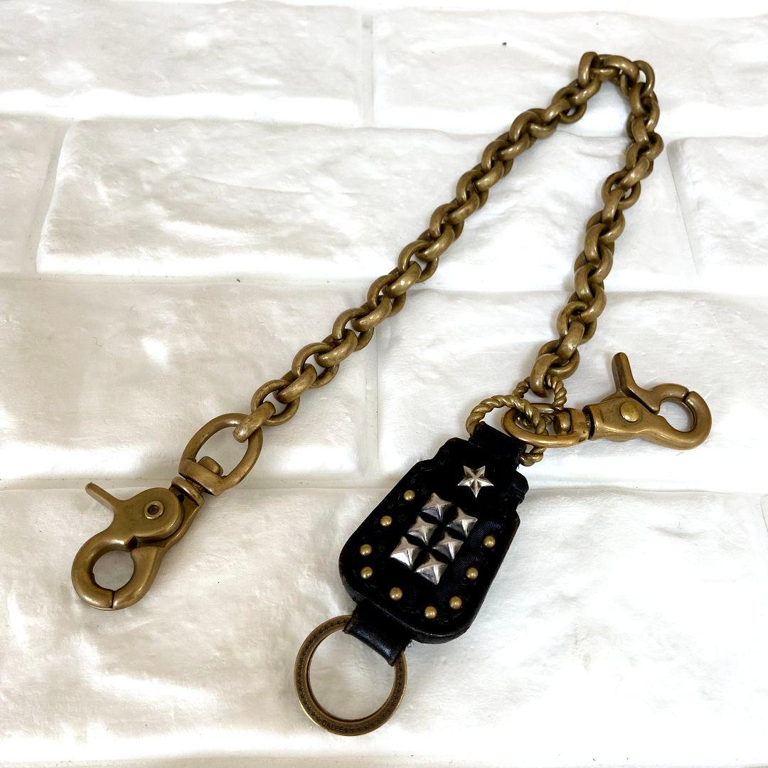 【希少】CALEE　キャリー　ウォレットチェーン　スター　スタッズ