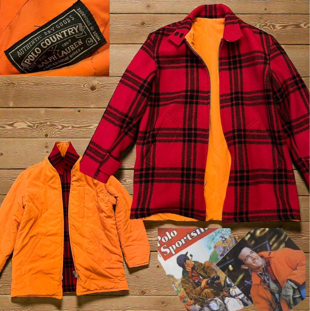 Polo countryポロカントリーハンティングジャケットバッファローチェック