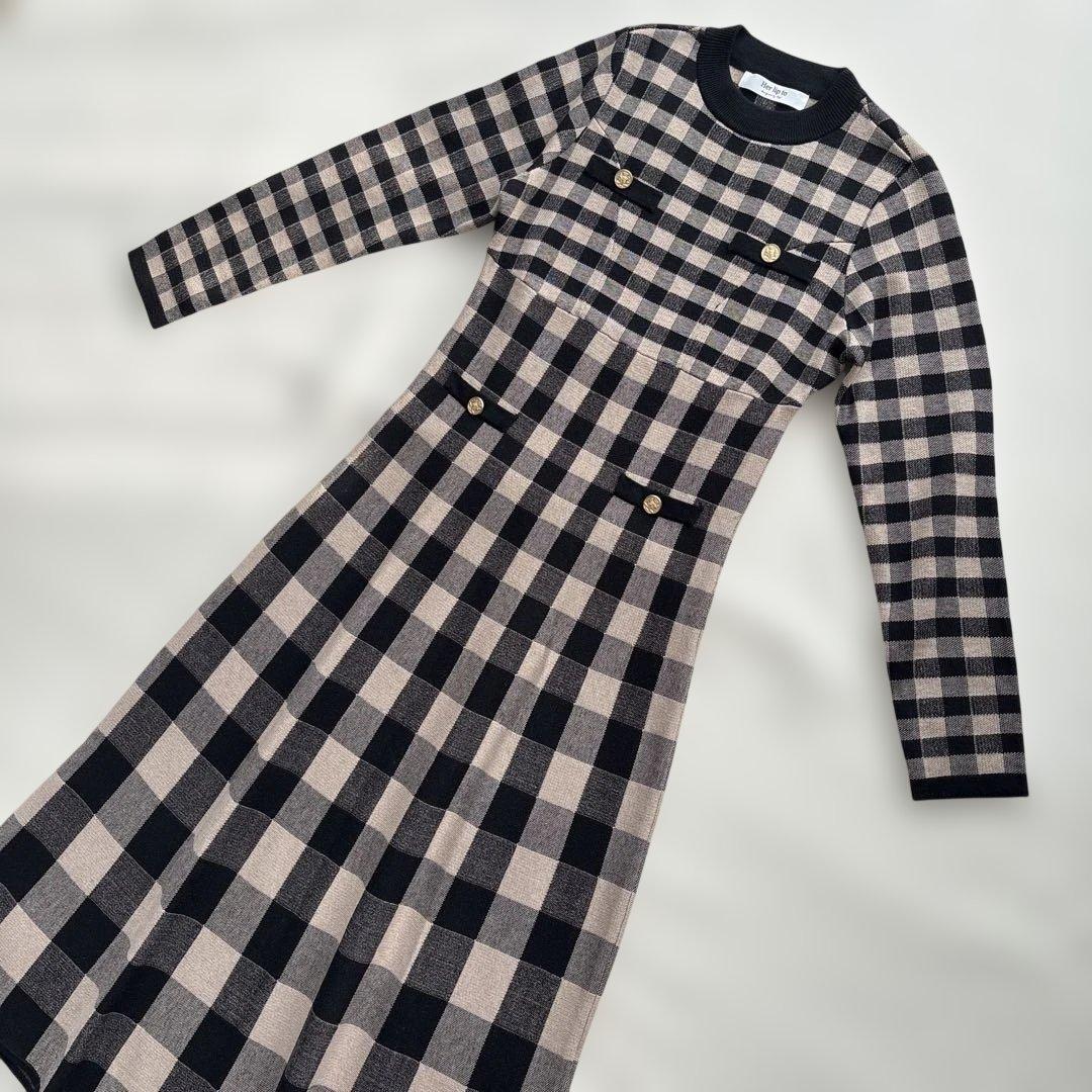 【Her lip to】 /ニットワンピ/ M