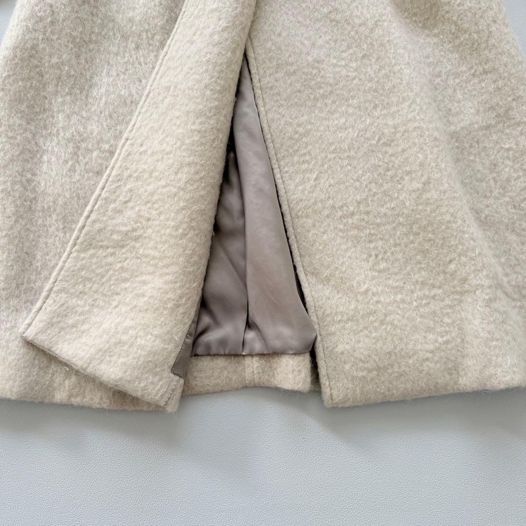 美品　SLOBE IENA スローブイエナ モヘヤシャギーコート　ロング　ベルト