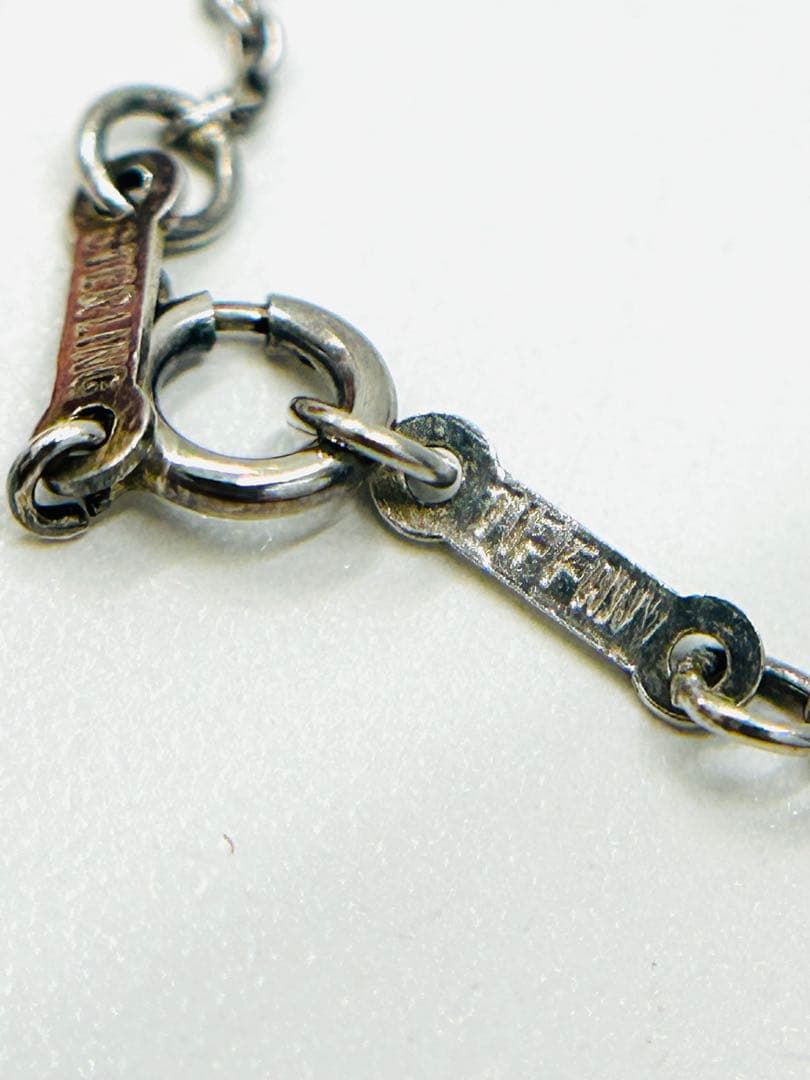 ティファニー イニシャルネックレス「f」　925刻印