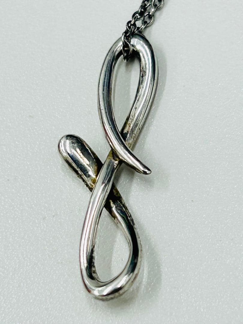 ティファニー イニシャルネックレス「f」　925刻印