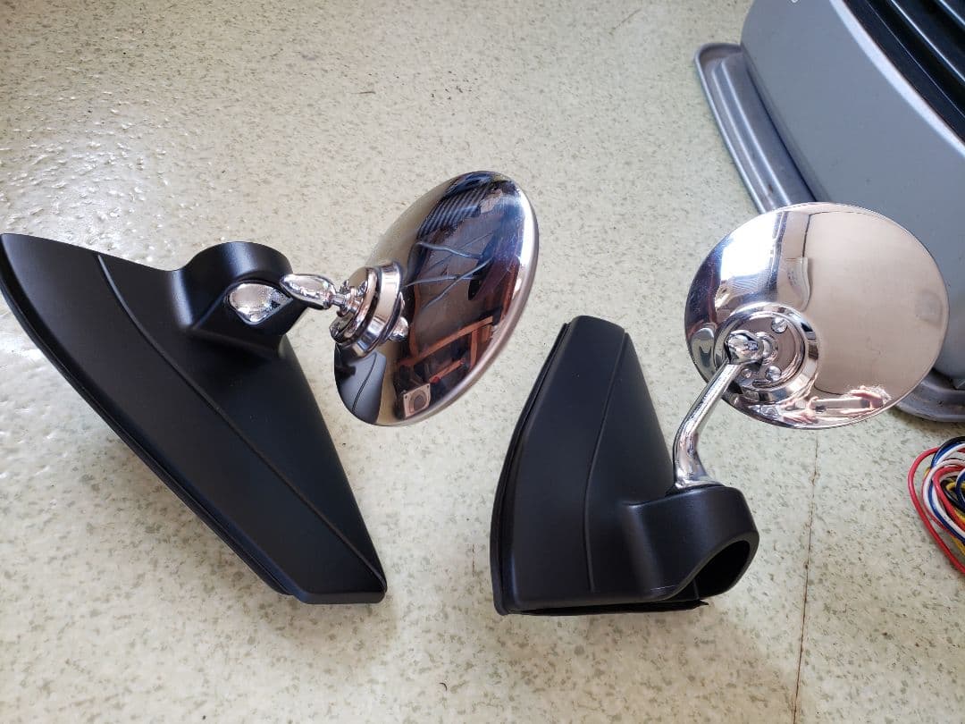 L700　ミラジーノ　ルーカスタイプ　ドアミラー　メッキミラー　ダイハツ
