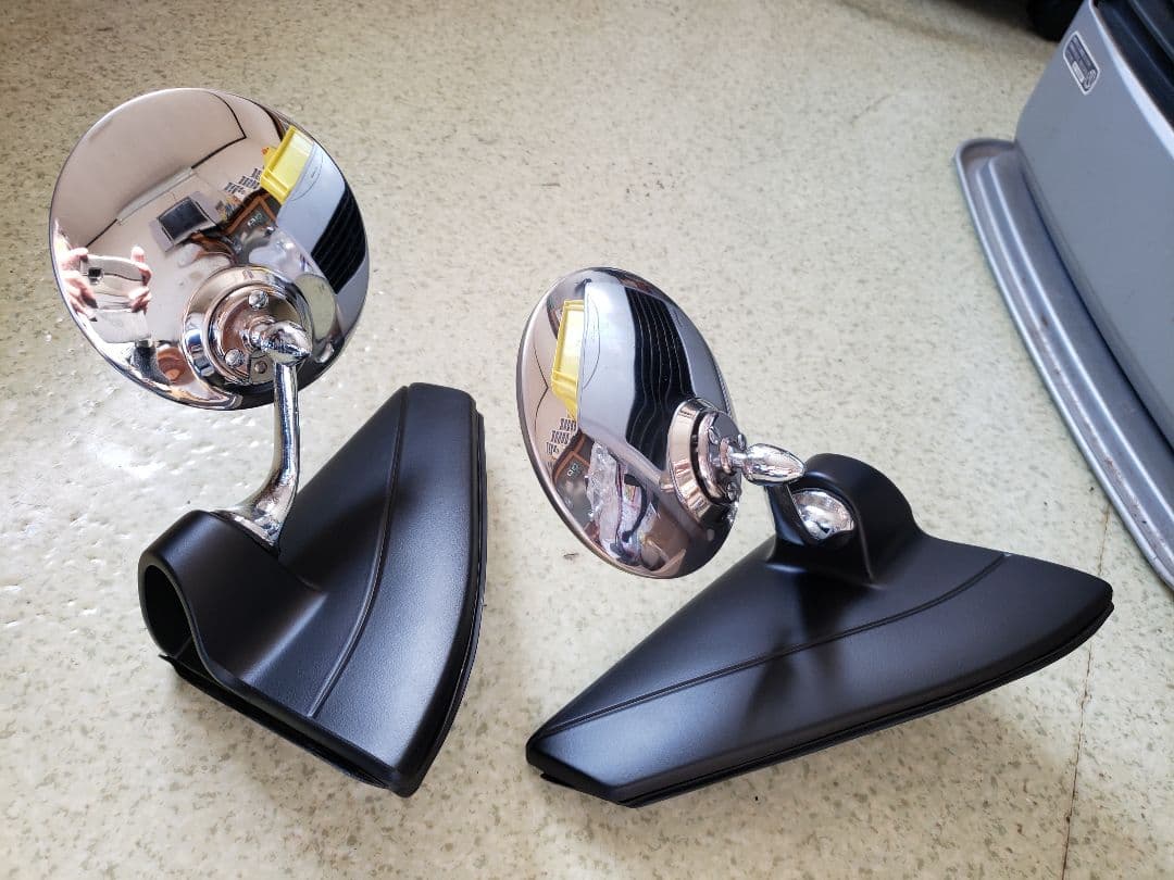 L700　ミラジーノ　ルーカスタイプ　ドアミラー　メッキミラー　ダイハツ