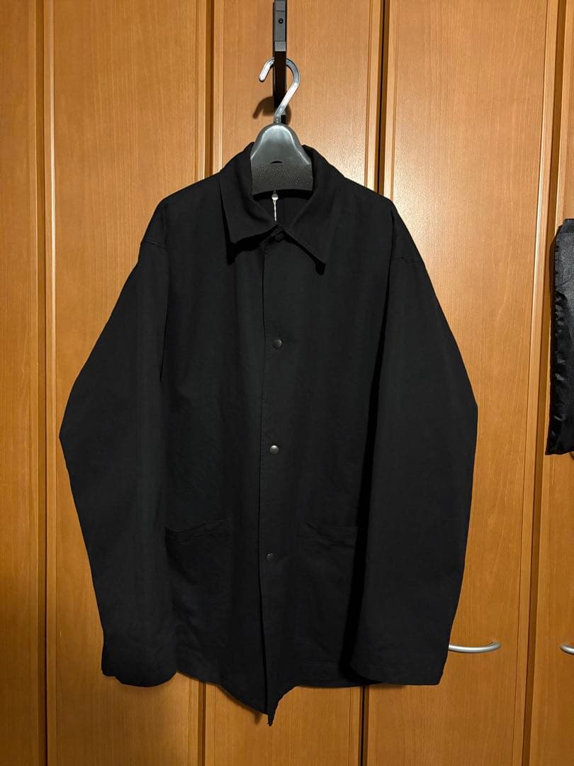 25AW COMOLI ポストワーク ツイル ジャケット 1 ブラック