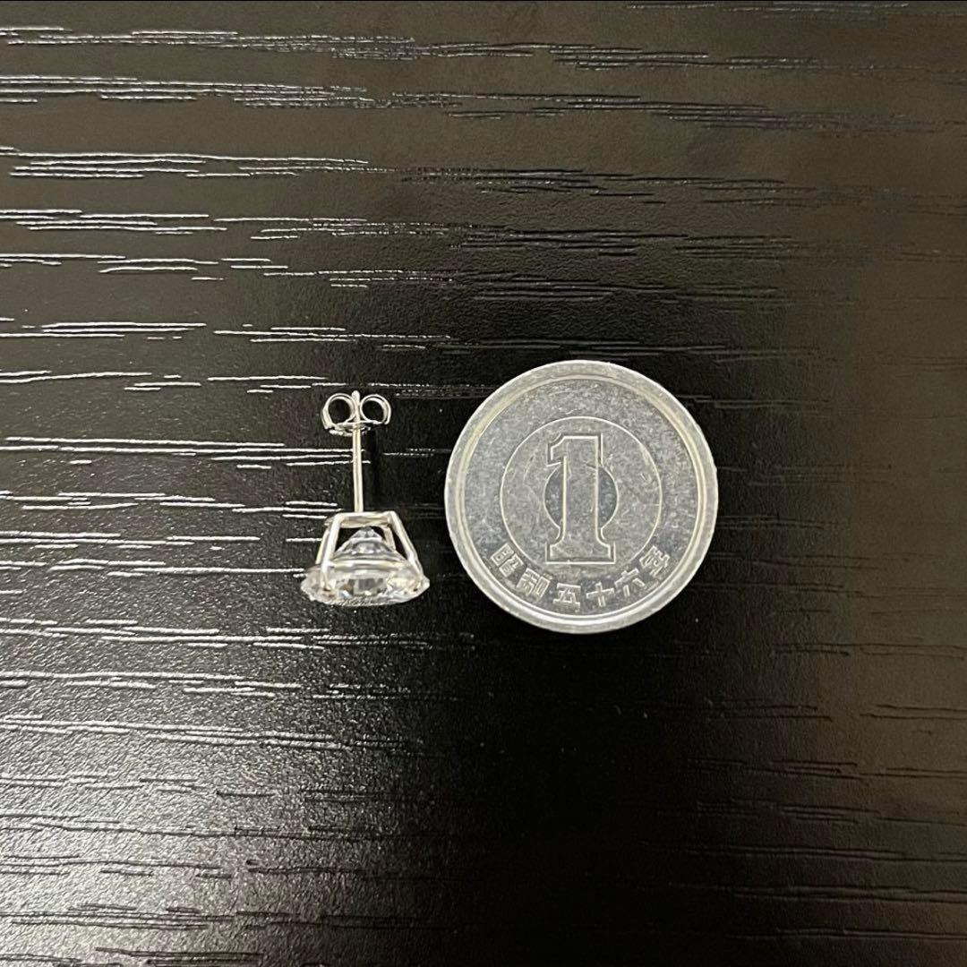 AVALANCHE アバランチ 14Kホワイトゴールド スタッズ ピアス 9mm