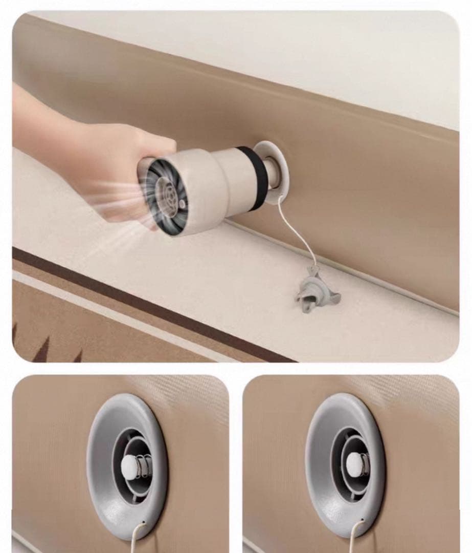 Naturehikeエアマットレス ダブルサイズ 充気ポンプ付き