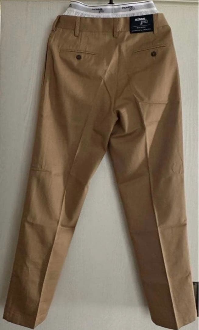HOMMEGIRLS カーキ ボクサー トラウザーズ パンツ