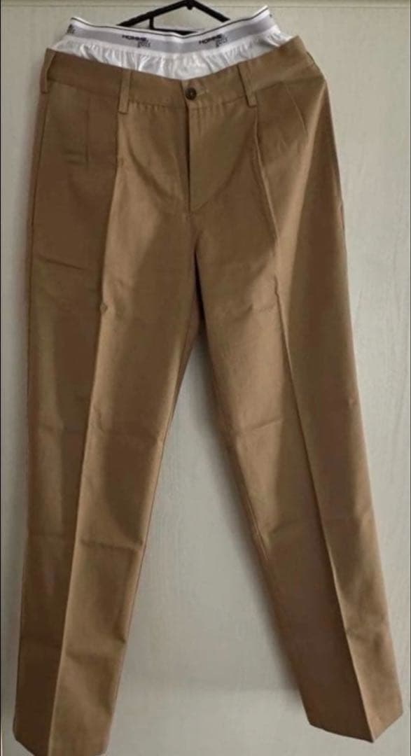 HOMMEGIRLS カーキ ボクサー トラウザーズ パンツ