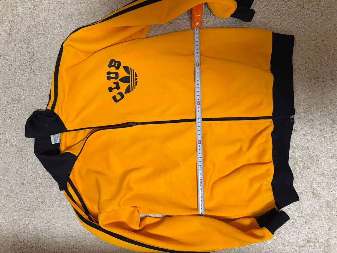 80's clubadidas イエロー ジップアップジャケット