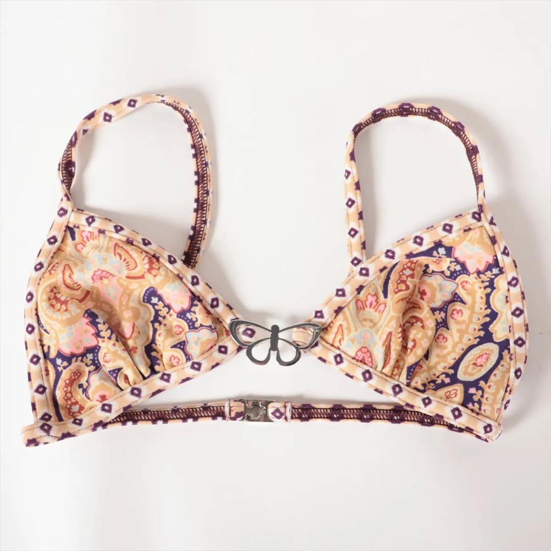 タグ付き　ルイヴィトン　水着　マルチカラー　バタフライ　エスニック　セパレート