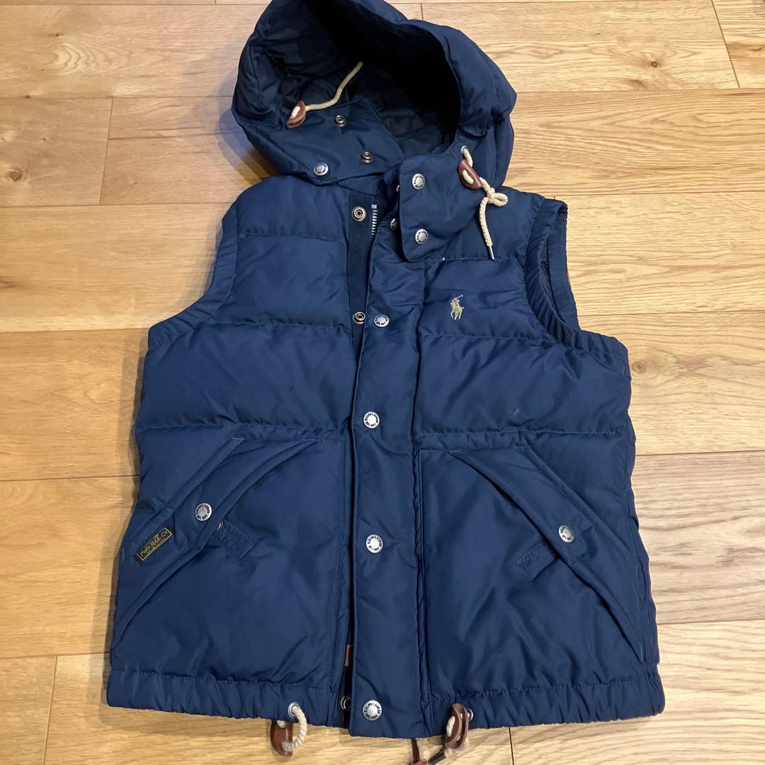 Polo Ralph Lauren ネイビー ダウンベスト XS