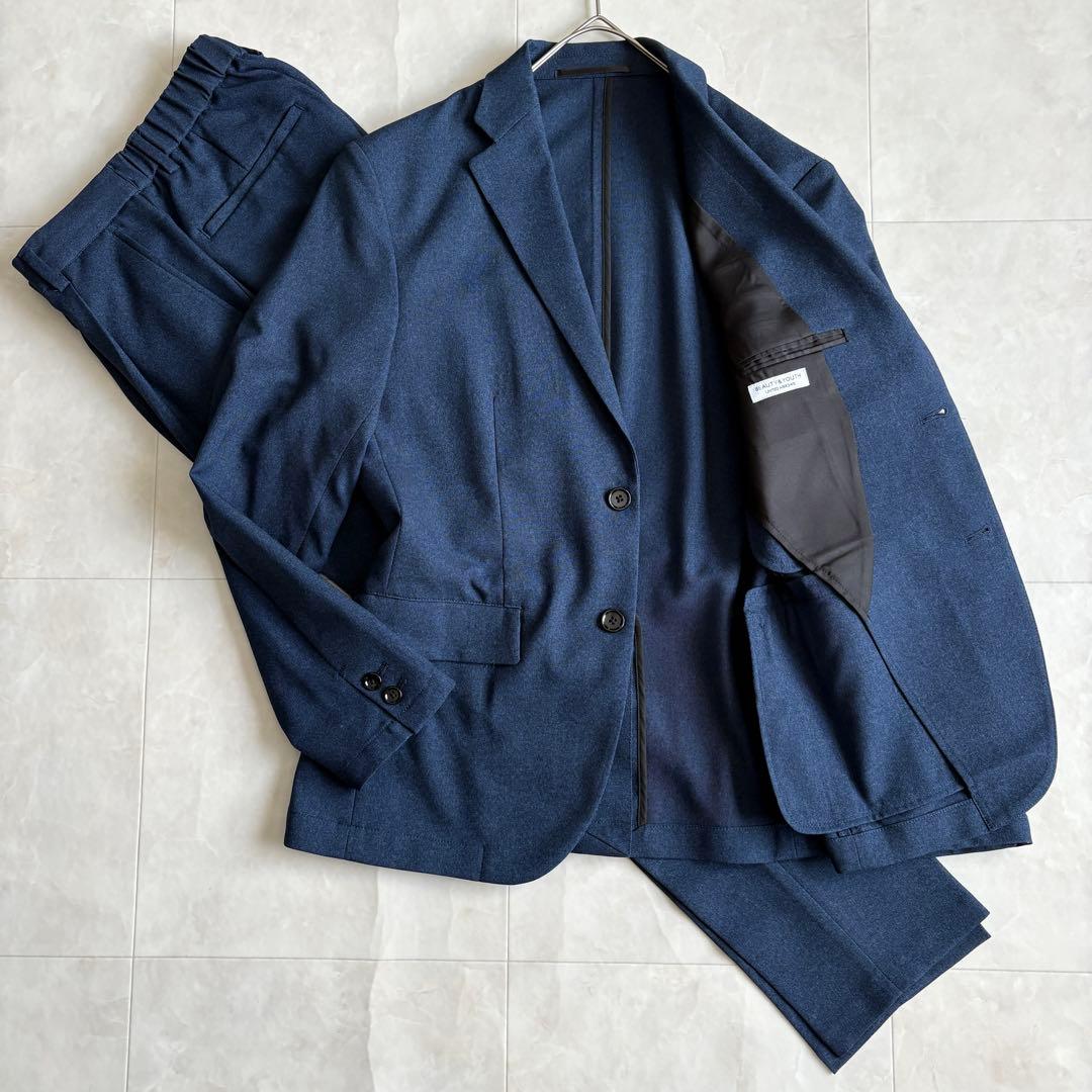 美品✨ BEAUTY&YOUTH LANATECセットアップ ロイヤルブルー S