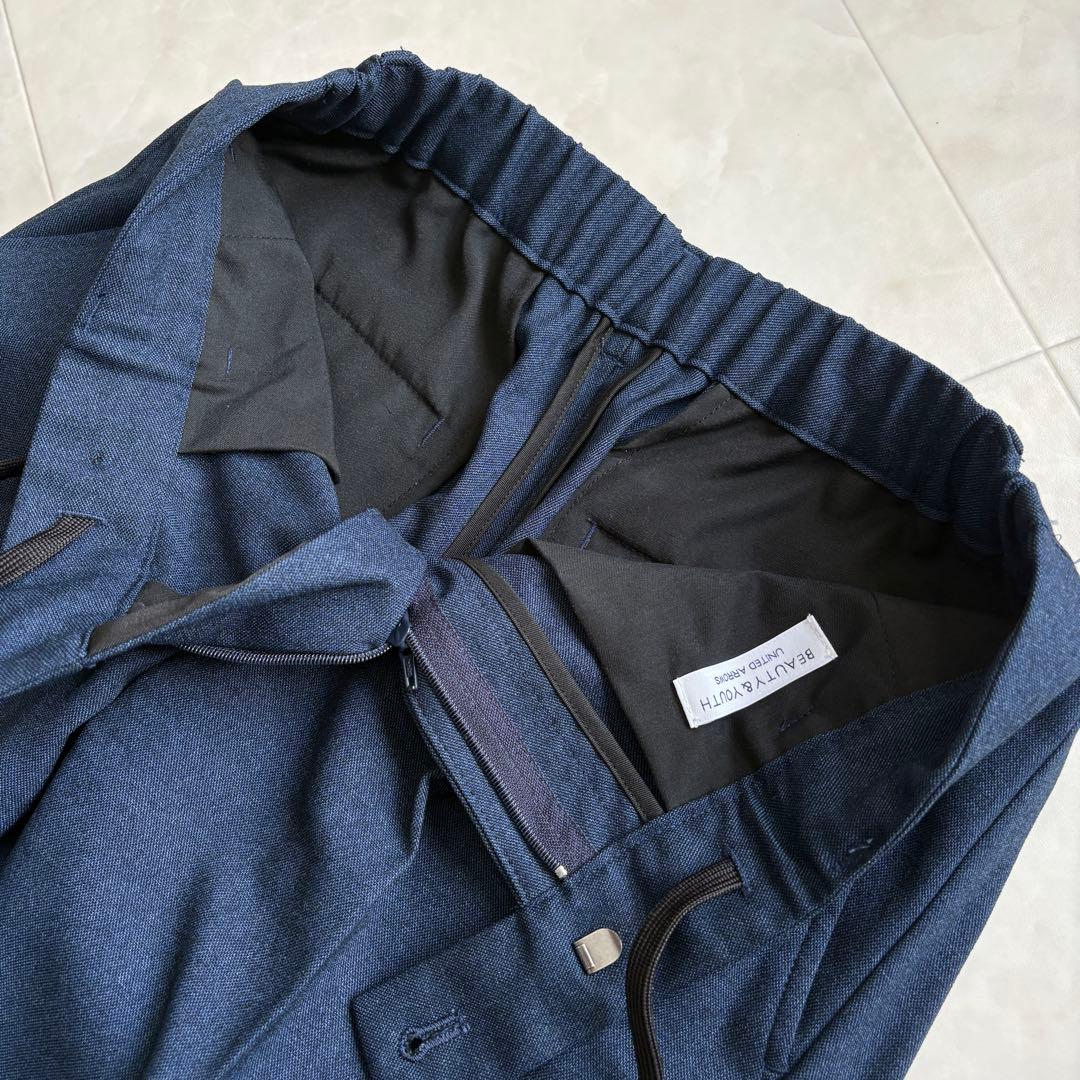 美品✨ BEAUTY&YOUTH LANATECセットアップ ロイヤルブルー S