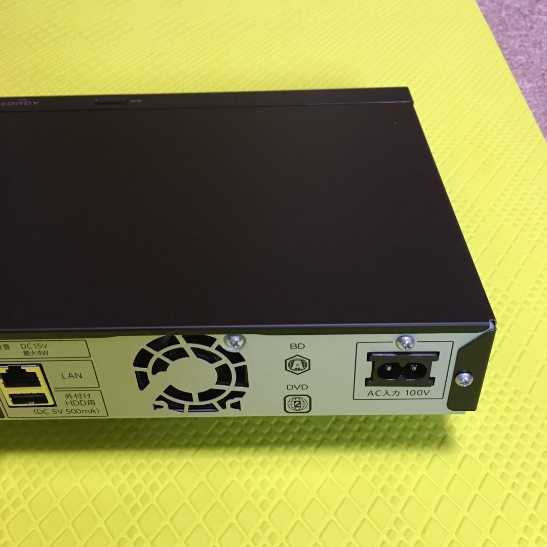 ◆美品◆シャープ　BD-NW520◆2番組同時録画◆純正リモコン◆HDD換装済み