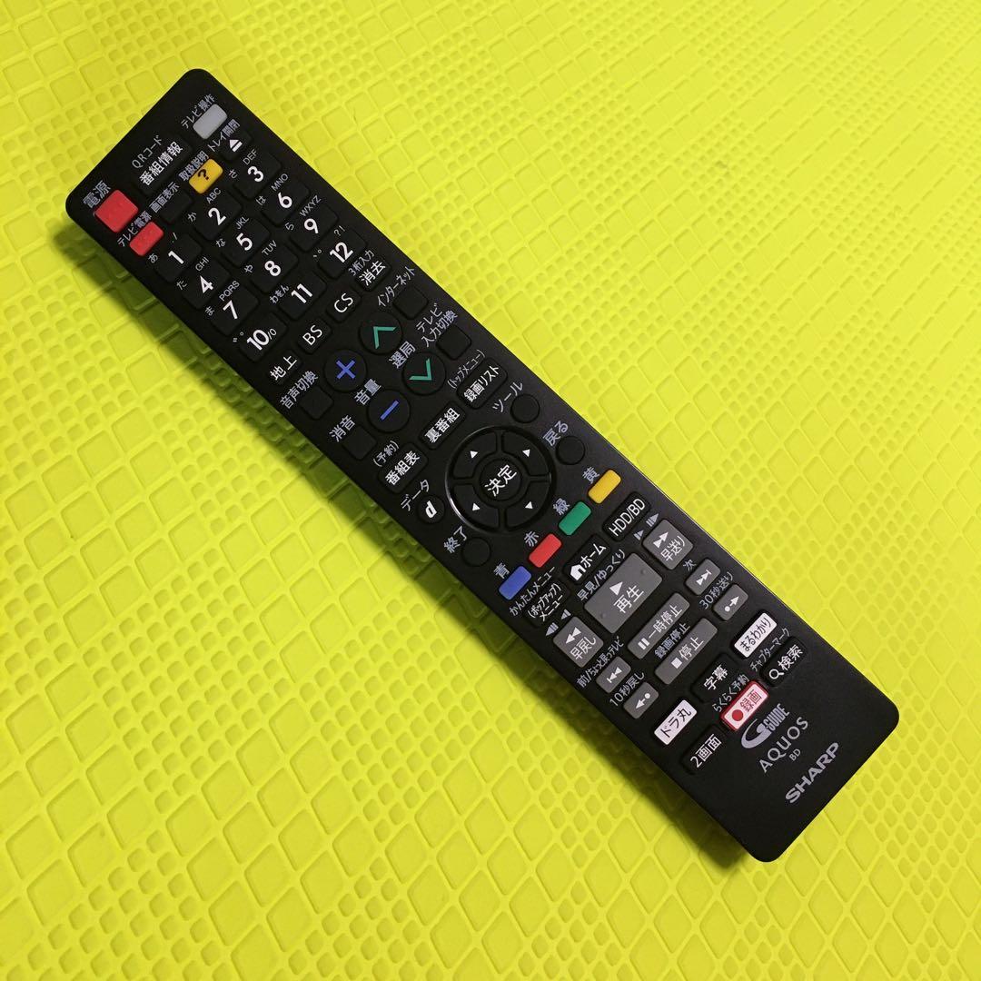 ◆美品◆シャープ　BD-NW520◆2番組同時録画◆純正リモコン◆HDD換装済み