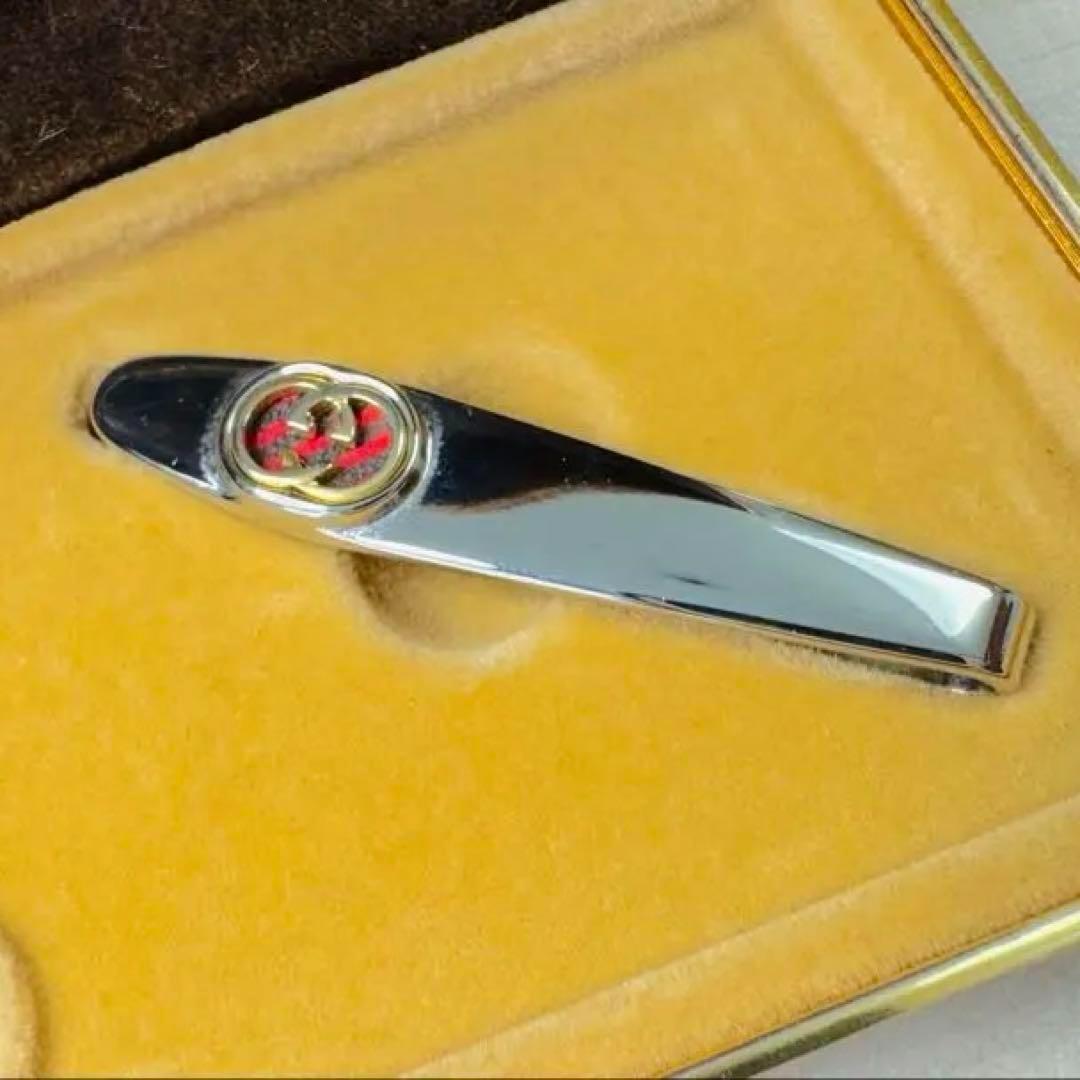 【希少】【超美品】GUCCI カフス&タイピンセット　アンティーク