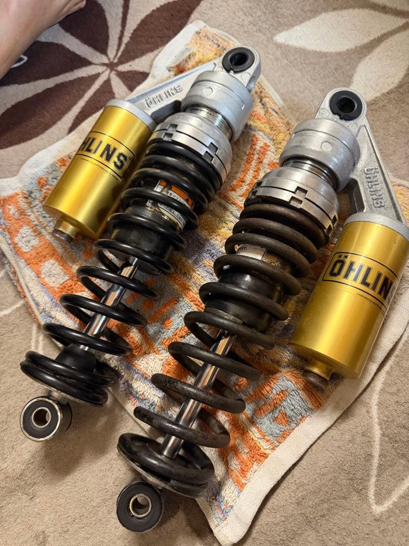 xjr400 4hm オーリンズサスペンション