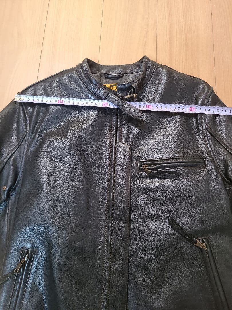 レザー バイカージャケット 黒