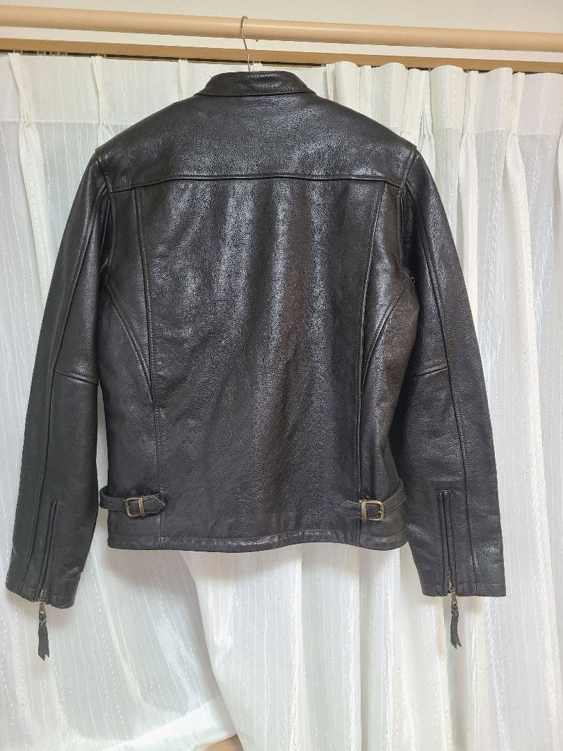 レザー バイカージャケット 黒