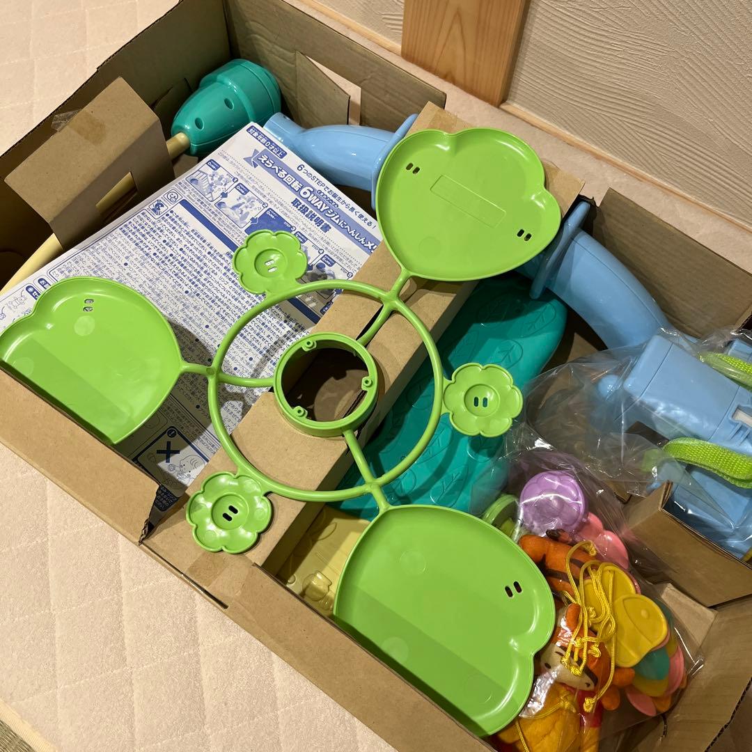 ✨使用期間短め✨ プーメリー えらべる回転6WAY ジムにへんしんメリー　新型