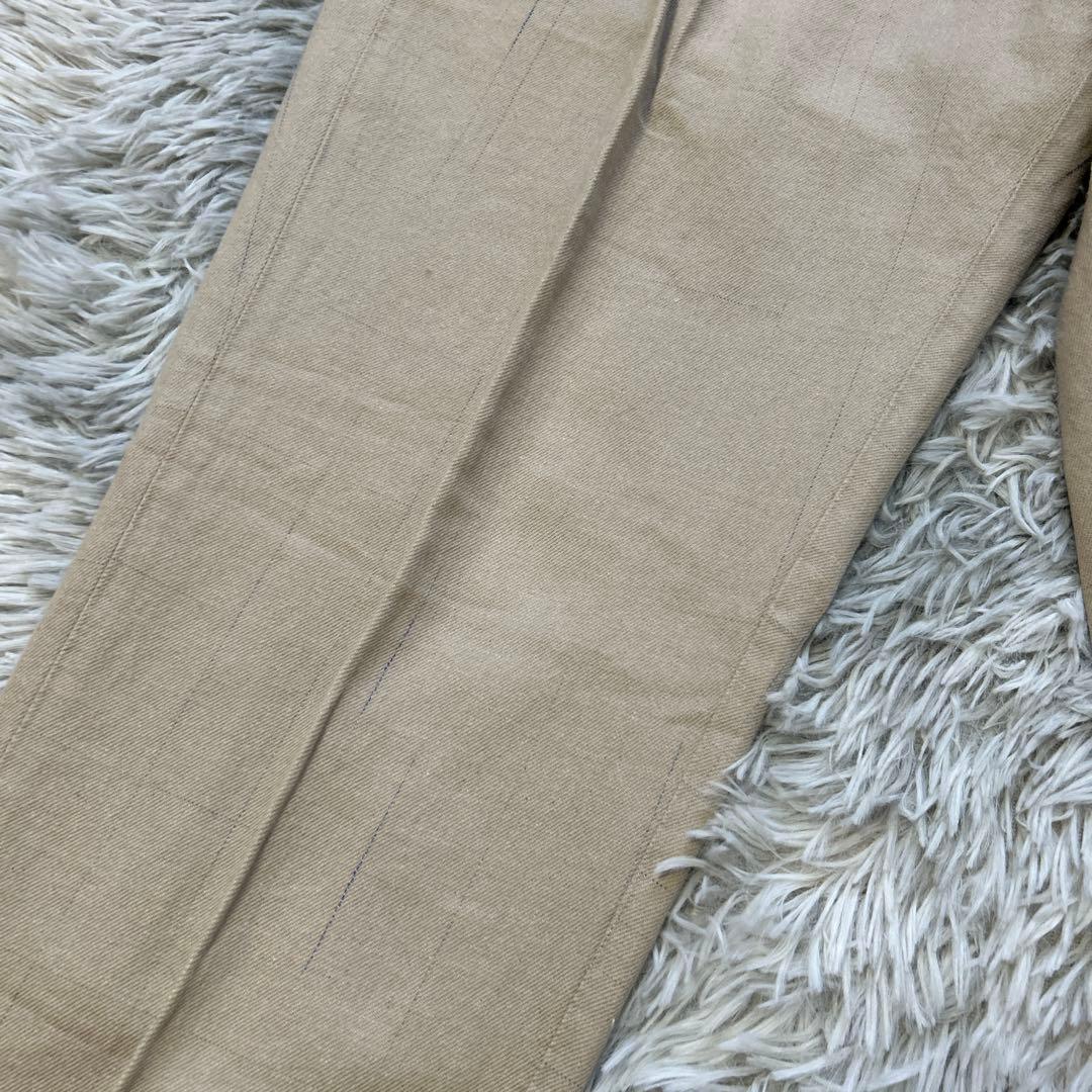 【新品】BRIGLIA 1949 ストライプ スラックス チノパン 48サイズ