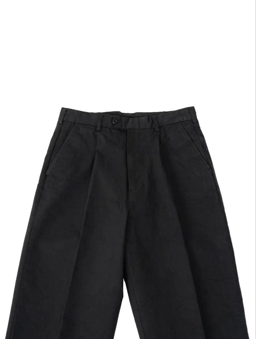 【OVY】One Tuck Wide Chino Pants (black)