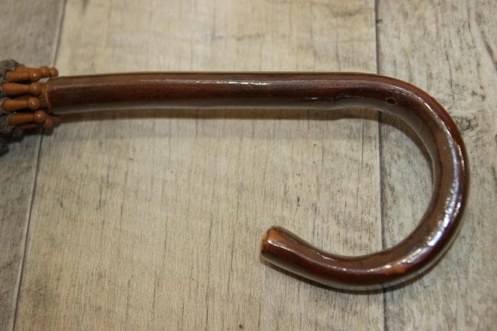 小宮商店 KOMIYA 柿渋染め 麻100％ 長傘 日傘 高級日傘 パラソル ⑤