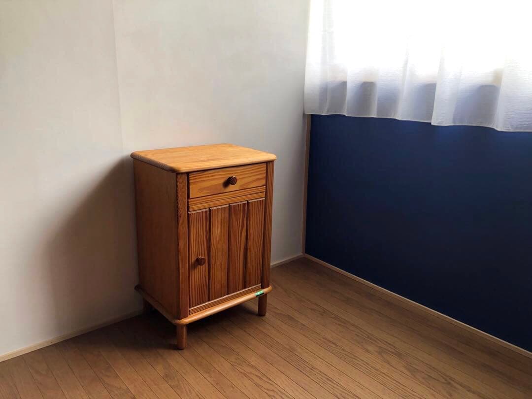 パイン材 najico ナジコ サイドチェスト ヴィンテージ 収納棚 電話台