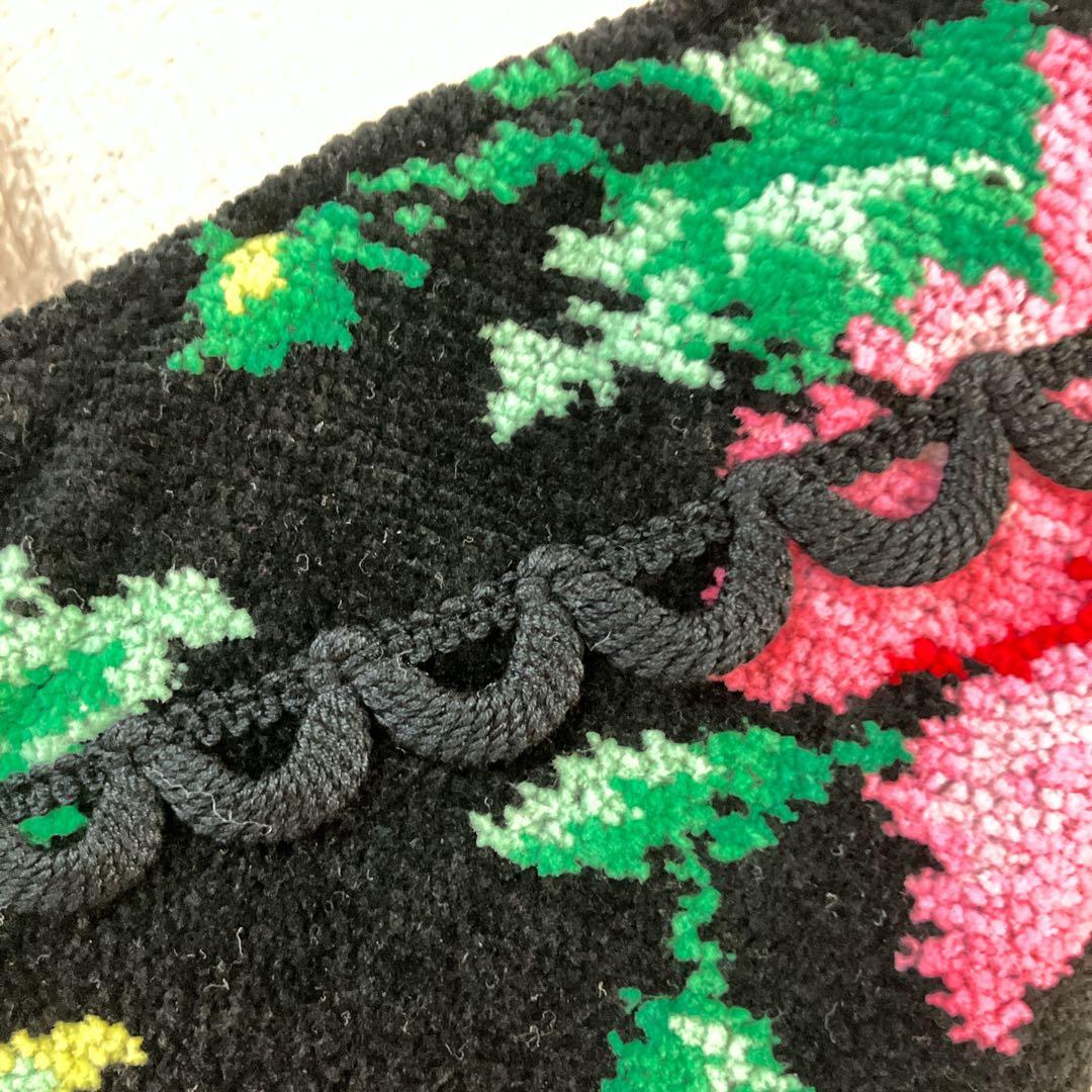 未使用　FEILERフェイラー　シェニール織　花柄　poppy エプロン