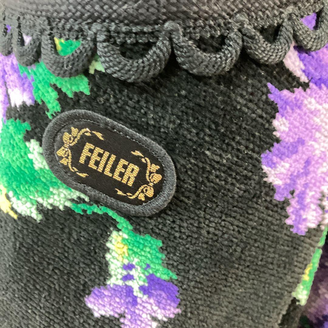 未使用　FEILERフェイラー　シェニール織　花柄　poppy エプロン